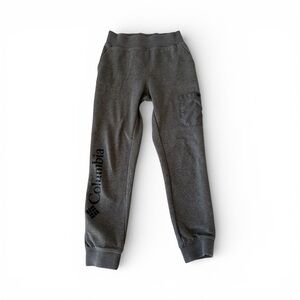 Columbia Boys Joggers Youth Medium M 10/12 Charcoal Gray Athletic Pants
